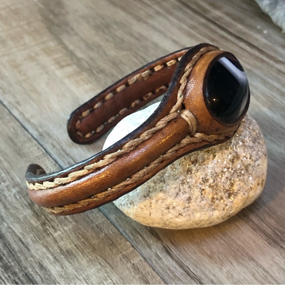 Black Banded Agate Jewelry Set - Picture 10 of 15